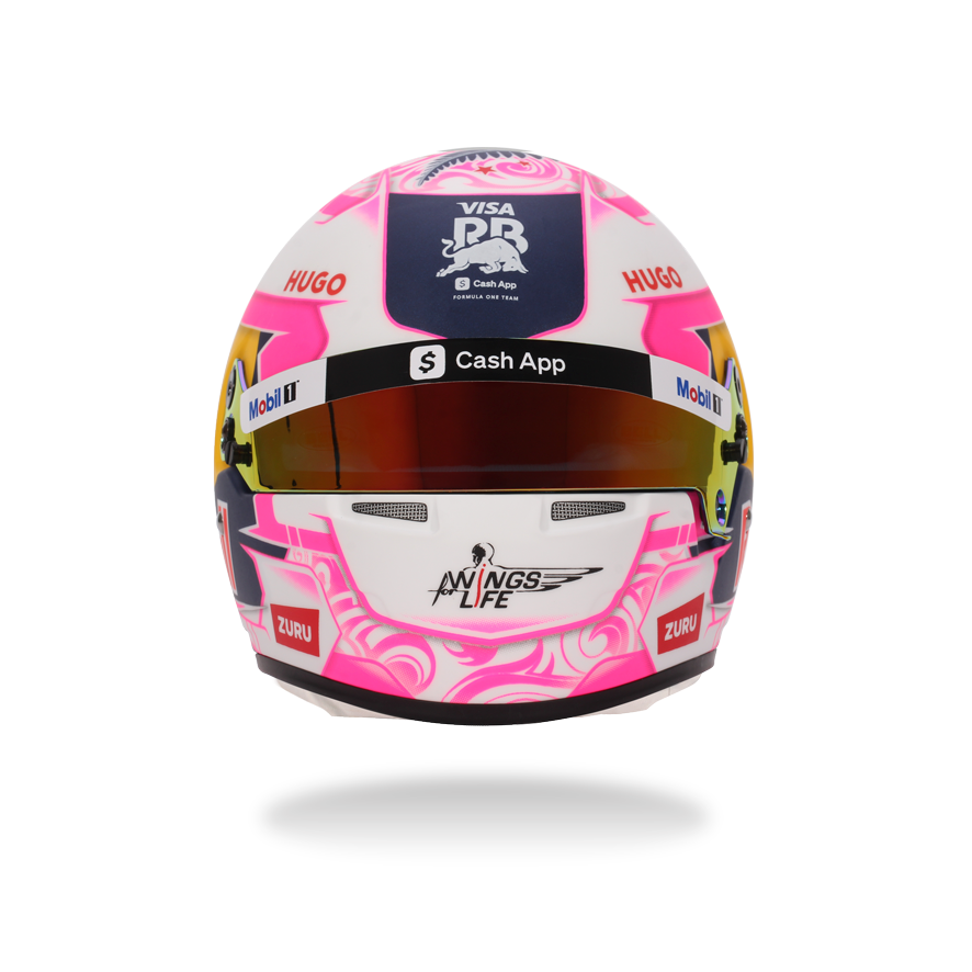 LIAM LAWSON 2025 F1 MINI HELMET 1