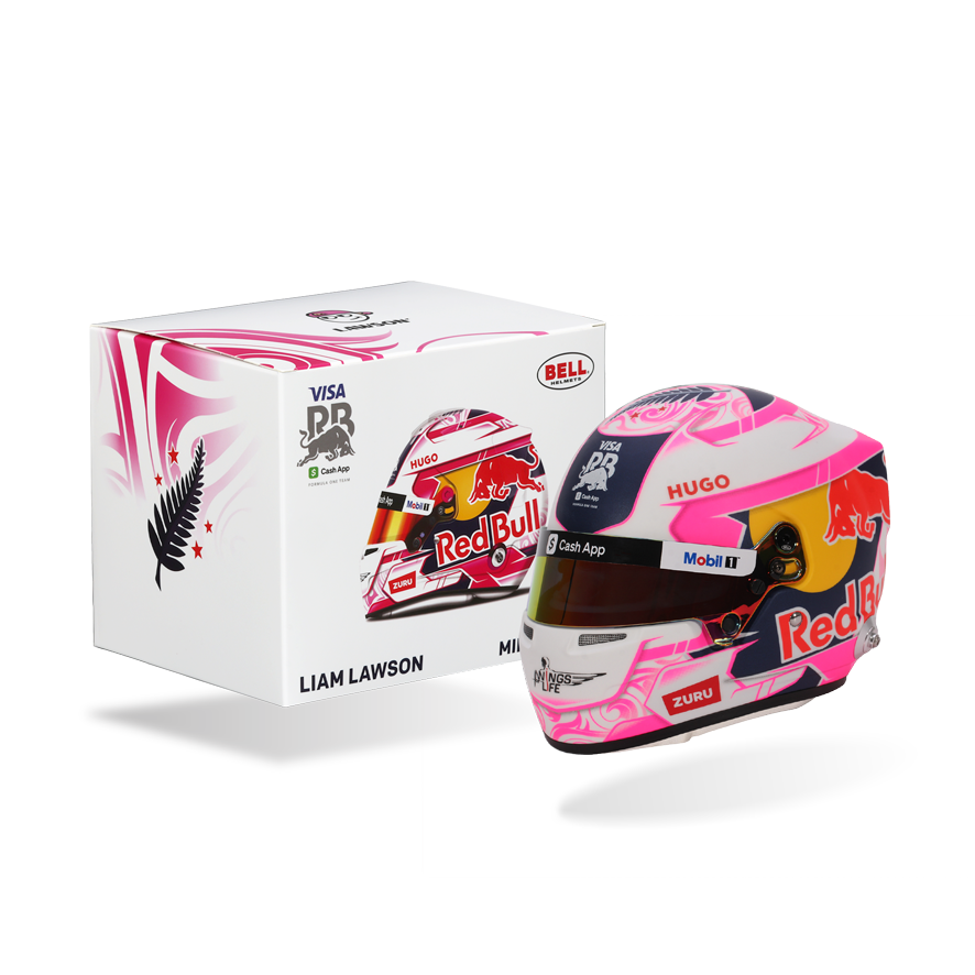 LIAM LAWSON 2025 F1 MINI HELMET 1