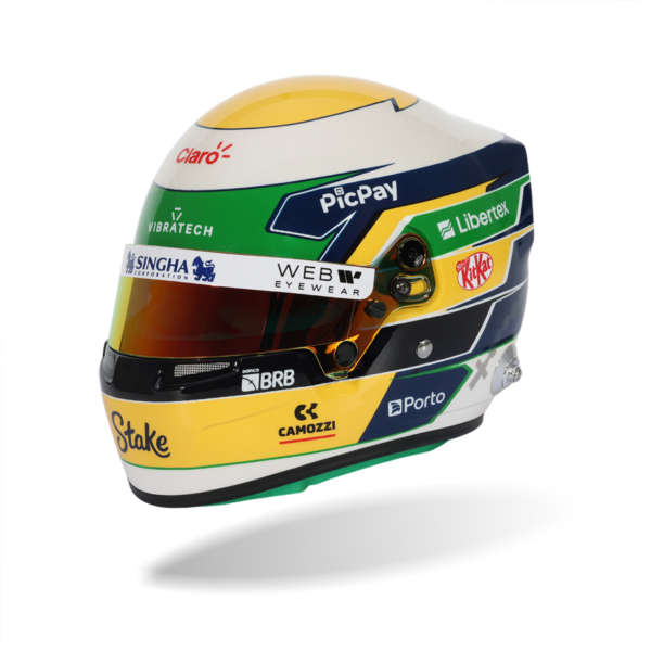Gabriel Bortoleto 2025 F1 Season Mini Helmet