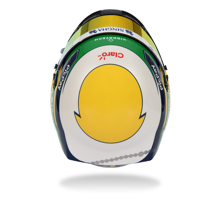 Gabriel Bortoleto 2025 F1 Season Mini Helmet