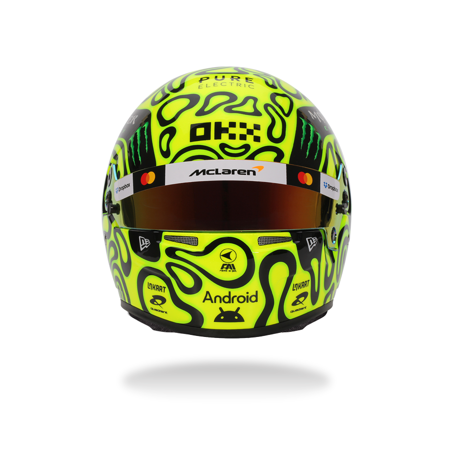 Lando Norris 2025 F1 Season Mini Helmet