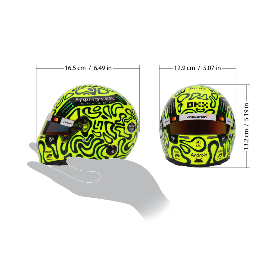 Lando Norris 2025 F1 Season Mini Helmet