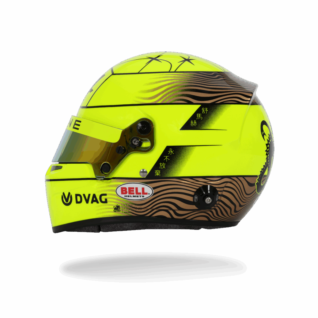 Wec Racing Helmets Mick Schumacher 2025 FIA WEC Season | Bell Mini Helmets