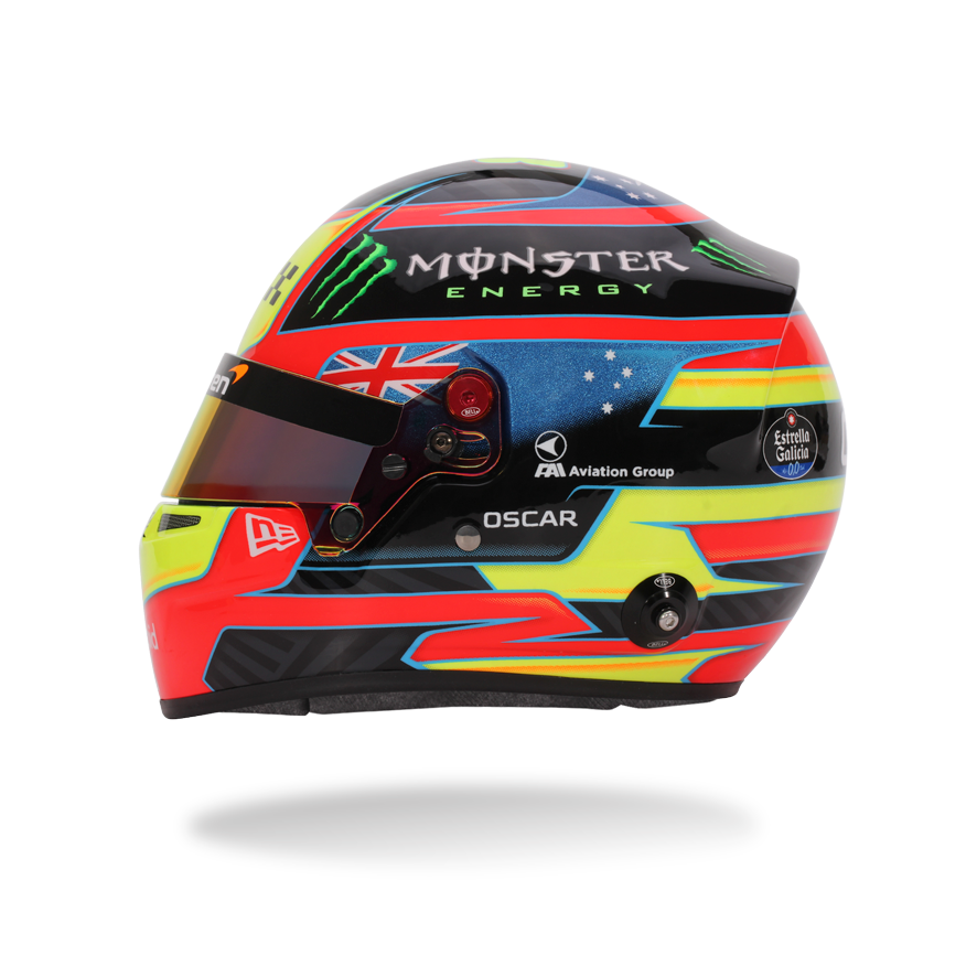 OSCAR PIASTRI 2025 Mini 3 OSCAR PIASTRI 2025 Mini Helmet