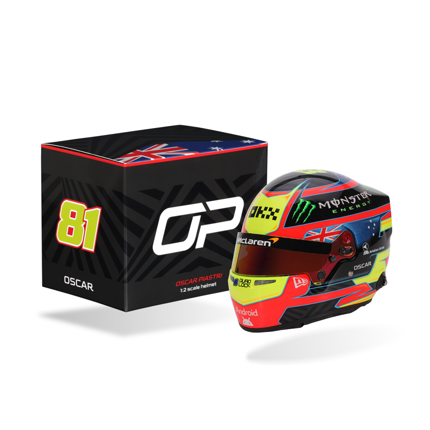 OSCAR PIASTRI 2025 Mini 8 OSCAR PIASTRI 2025 Mini Helmet