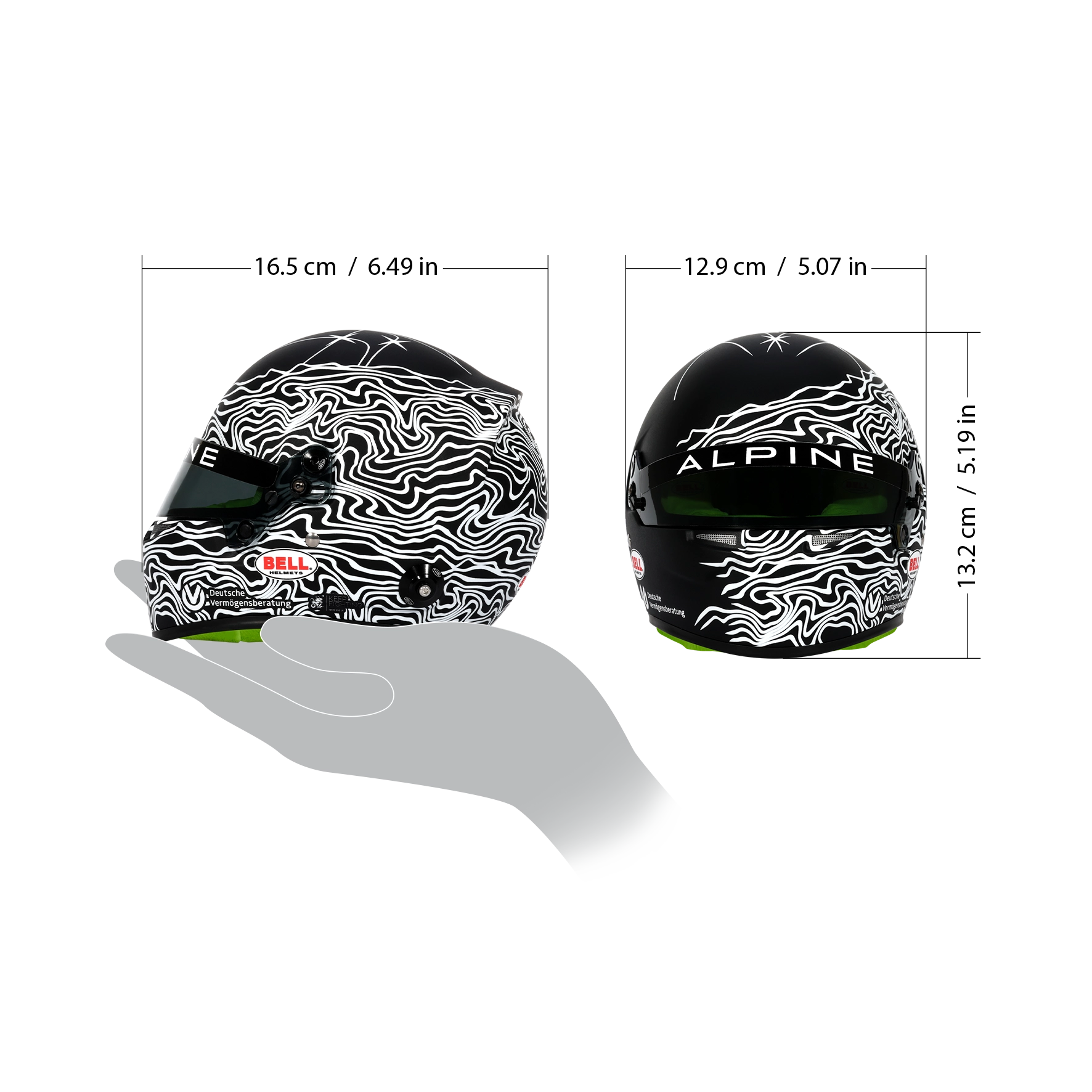 Mick Schumacher 2025 24 Hours of Le Mans Mini Helmet