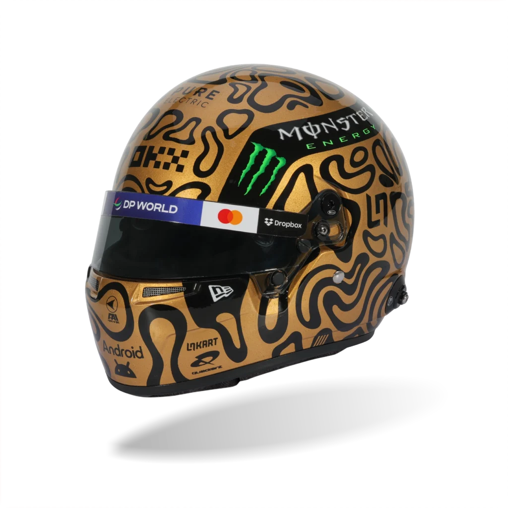 Lando Norris 2025 F1 World Champion Mini Helmet