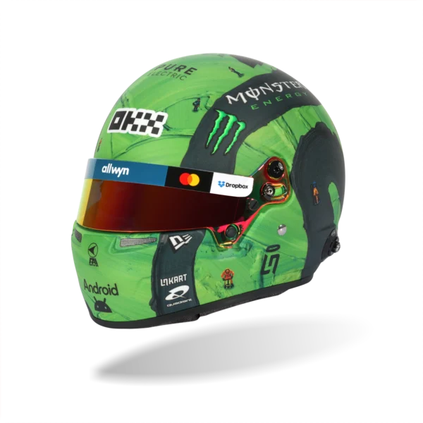 LANDO NORRIS 2025 LAS VEGAS HELMET Mini