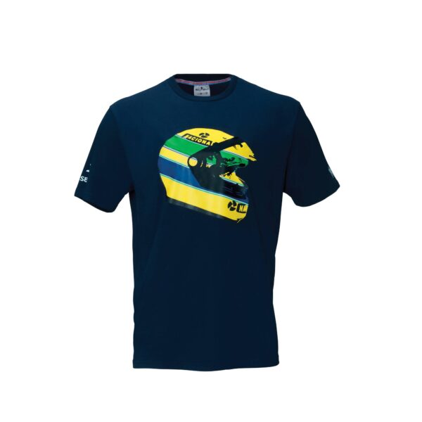 T-SHIRT SENNA LEGACY HELMET NAVY